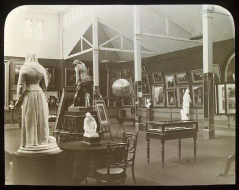 Salon, Melbourne Exhibition Building, 1875–1938