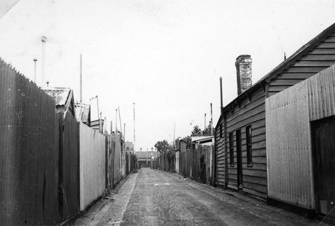 Little Harmsworth Street, Collingwood, c. 1935