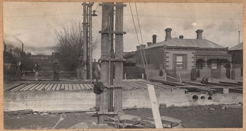 South Kensington to West Footscray - Bunbury Street tunnel, 1927