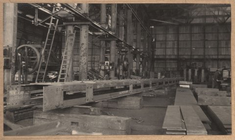 South Kensington to West Footscray, Bridge over Maribyrnong River : 175 ft. truss span, 1927