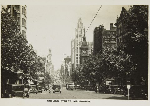 Collins Street, Melbourne, c. 1930