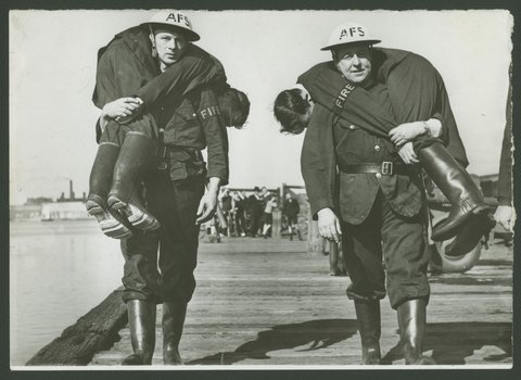 Footscray Auxilliary [i.e. Auxiliary] Firemen's Display, c. 1942