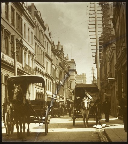 Little Collins Street, Melbourne, 1875–1938