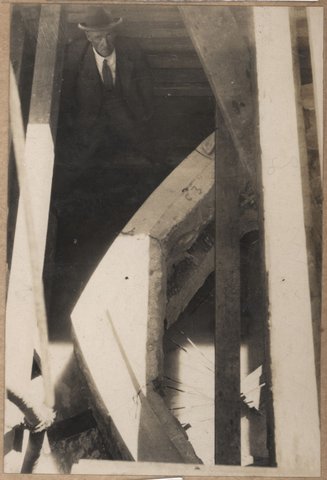 Spencer Street bridge - south pier picture, 1928