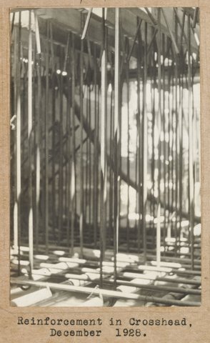 Spencer Street bridge - south pier picture, 1928