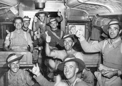Movement of troops in Melbourne during World War II, 1940–43
