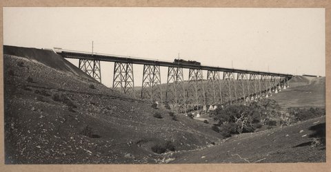 Albion to Broadmeadows - Maribyrnong River viaduct, 1929