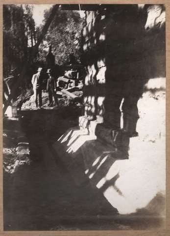 Hawthorn bridge reconditioning - Richmond pier, c. 1930