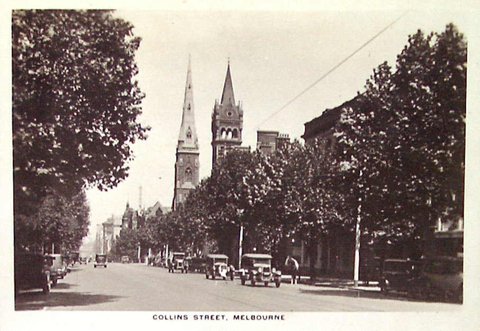Collins Street, Melbourne, c. 1930