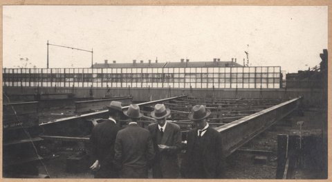 Albion to Broadmeadows - fabrication of steelwork, 1927–28