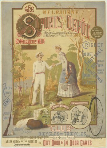 The Melbourne Sports Depot, c. 1885
