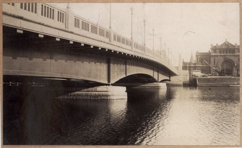Spencer Street Bridge, Melbourne, Vic, 1930