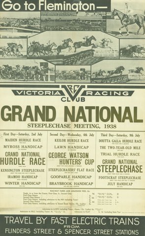 Go to Flemington - Victoria Racing Club Grand National Steeplechase meeting 1938, 1935–42