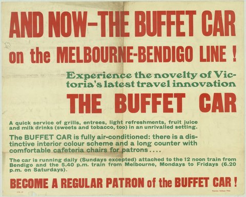 And now - the buffet car on the Melbourne-Bendigo line!, 1935–42