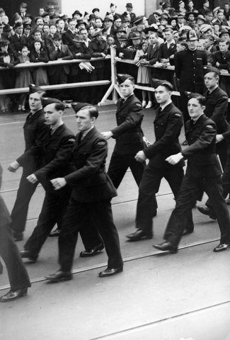 Royal Australian Air Force A.T.C. march through Melbourne, 1942–43