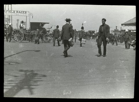 Swanston St. [near Flinders Street Station], 1900–05