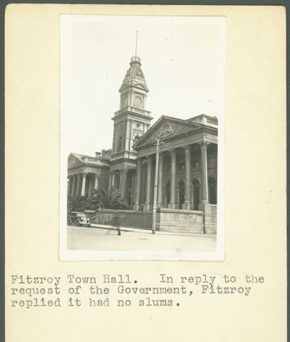 Fitzroy Town Hall, c. 1935