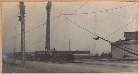 South Kensington to West Footscray. Superstructure (contd) Bridge over Dynon Road, 1927