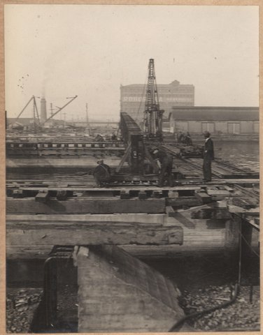 Spencer Street bridge, 1929