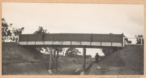 Darling to Glen Waverley -- bridge at Stevenson's Lane, 1929–30