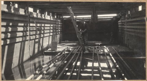 Spencer Street bridge - south pier, 1928–29