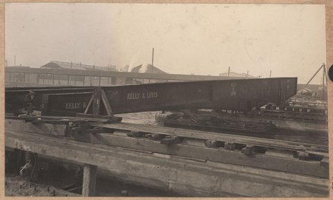 Spencer Street bridge, 1929
