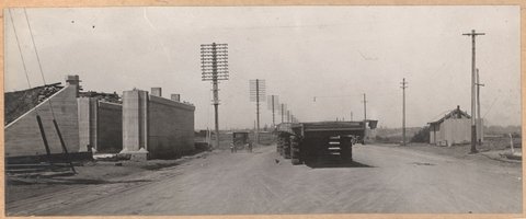 South Kensington to West Footscray. Bridge over Dynon Road. Superstructure, 1927