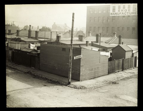 North-west corner of Bloomburg and Russell Streets, Abbotsford, 1940s