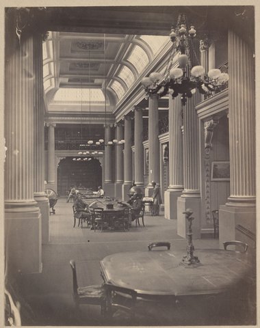 Queen's Hall, Melbourne Public Library, 1856–1900
