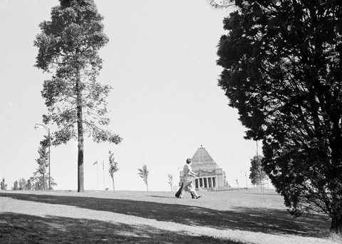 Shrine of Remembrance, Melbourne, 1954