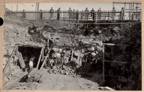 South Kensington to West Footscray - Nicholson Street bridge, 1927–28