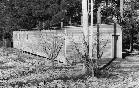 North Ringwood camp. Only hut not in use at present, c. 1945