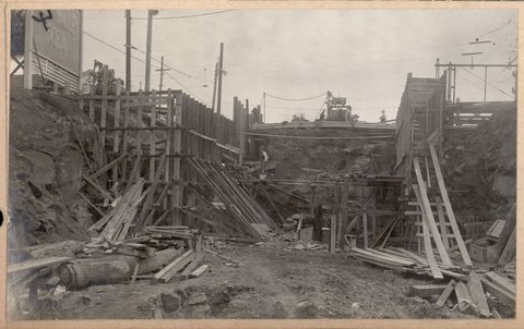 South Kensington to West Footscray - Nicholson Street bridge, 1927–28