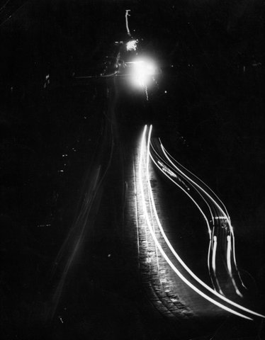 Melbourne blackout- fromm roof of Parlt. [i.e. Parliament] House, c. 1941