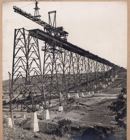 Albion to Broadmeadows - Maribyrnong River viaduct - general views, 1928