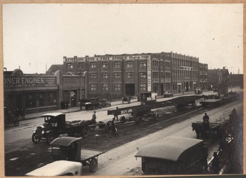 Spencer Street bridge, 1929