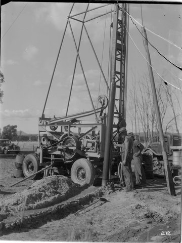 F.N. Bethune Pty Ltd, Melbourne, well drilling machine and pomona pump, c. 1942