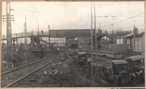 South Kensington to West Footscray, track, 1927–28