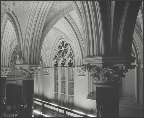 Cathedral room at the E.S.& A. Bank, Collins Street, Melbourne, 1950