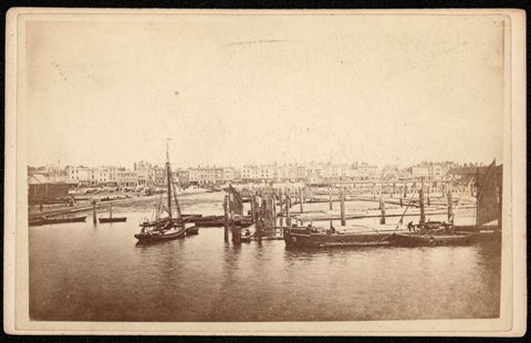 Sandridge now Port Melbourne, 1860s