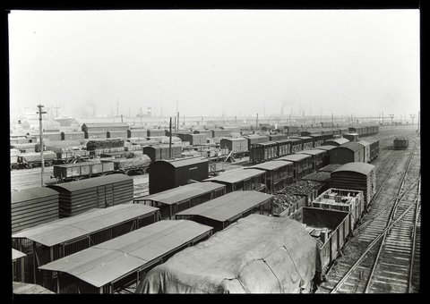 Spencer Street rail yard, 1930–50