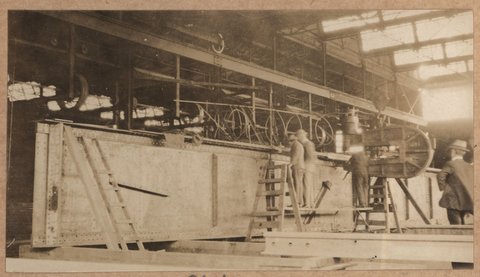South Kensington to West Footscray - Maribyrnong River bridge, 1927–28