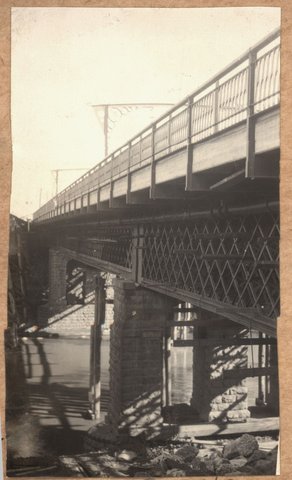 Hawthorn bridge reconditioning - general views, 1930–31