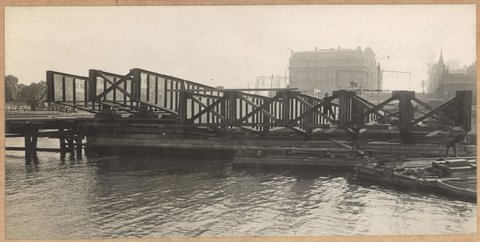 Spencer Street bridge, superstructure, c. 1929