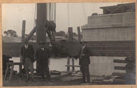 South Kensington to West Footscray - Maribyrnong River bridge - 85' span, 1927–29