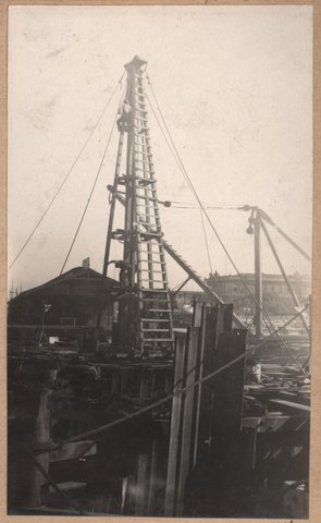 Spencer Street Bridge - north abutment, Melbourne, Vic, 1928