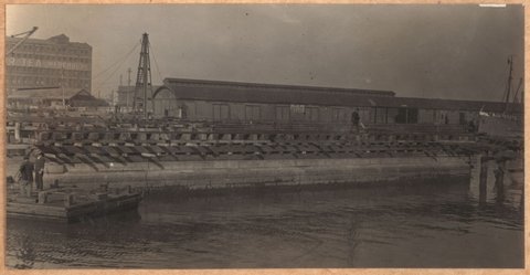 Spencer Street bridge - north pier, 1928–29