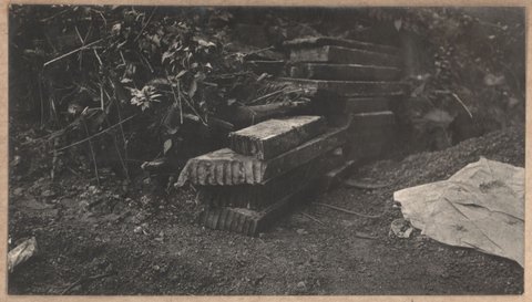 Hawthorn bridge - abutements, 1930
