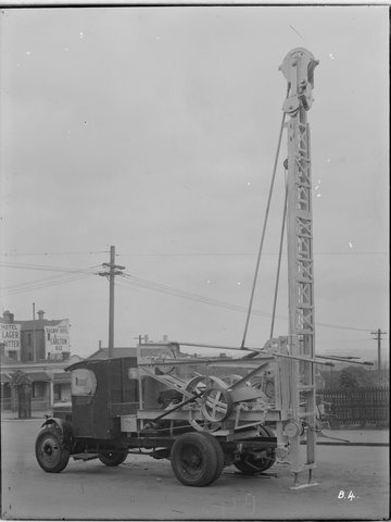 Drilling machinery, manufacture by F. N. Bethune Pty. Ltd., Melbourne, 1932–38