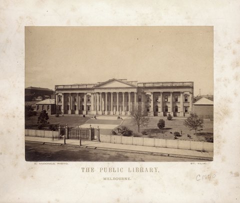 The Public Library, Melbourne, 1873–76